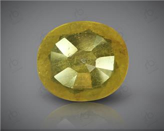 Natural Heated & Treated Yellow Sapphire Certified  4.49 carats -1710